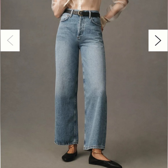 Agolde Denim - AGOLDE Ren High-Rise Wide-Leg Jeans in Disclosure Size 26 EUC